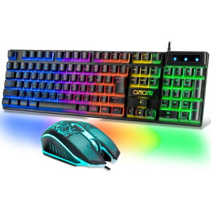 CHONCHOW �Q�[�~���O�L�[�{�[�h�}�E�X�Z�b�g �L�� �L�[�{�[�h 19�L�[�h�Փ� 108�L�[ ���� 4�i�KDPI 7�F�Q�[�~���O�}�E�X