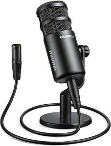 MAONO XLR �}�C�N �_�C�i�~�b�N�}�C�N �{�[�J�� �P��w���� �|�b�v�t�B���^�[���� XLR�P�[�u���ڑ� �X�^���h�t�� �I�[�f�B�I�~�L�T�[/�T�E���h�J�[�h/�����@�B����