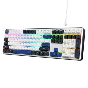 Redragon K689 �L���K�X�P�b�g RGB �Q�[�~���O�L�[�{�[�h 108�L�[ ���J�j�J���L�[�{�[�h �z�b�g�X���b�v�Ή��\�P�b�g 3�w�m�C�Y���� �~�b�N�X�J���[�L�[�L���b�v �J�X�^�����j�A�X�C�b�`
