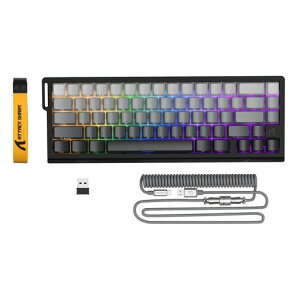 ATTACK SHARK X68PRO HE ���s�b�h�g���K�[ �L�[�{�[�h ���� ���C�����X/Bluetooth/�L�� �Q�[�~���O�L�[�{�[�h ���C���X�C�b�` RT0.01mm 8K�|�[�����O���[�g 0.125ms RGB���C�g 60%���C�A�E�g US�z��