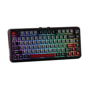 MechLands Vibe75 75%���C�����X�Q�[�~���O�L�[�{�[�h �����\�X�N���[�����W���[������ �z�b�g�X���b�v�Ή� �N���[�~�[���J�j�J���L�[�{�[�h �K�X�P�b�g�\�� BT5.0/2.4GHz/USB-C 3���[�h�ڑ� 5�w�c