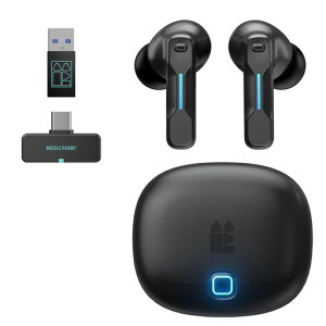 Middle Rabbit SW5 2.4G���C�����X�Q�[�~���O�C���z�� �}�C�N�t���A20ms��x���A�h���O��&Bluetooth 5.4�f���A�����[�h�w�b�h�z���APC PS5 PS4 �f�X�N�g�b�v �R���s���[�^�[ VR�Ή��A�A�v���@�\�A�����c