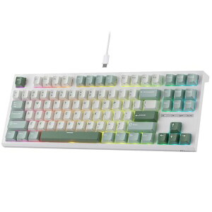 RK ROYAL KLUDGE C87 �z�[�����ʎ����J�j�J���Q�[�~���O�L�[�{�[�h�A���C�X�C�b�`�AUS QWERTY ���C�A�E�g