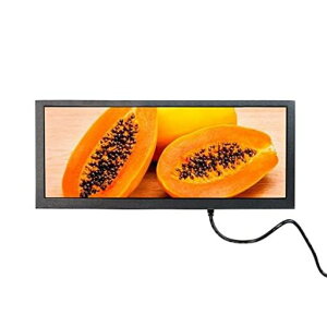 VSDISPLAY 12.3�C���`���j�^�[ �𑜓x 1920x720 600�P�x 60hz IPS�L����p HD USB VGA�M���f��