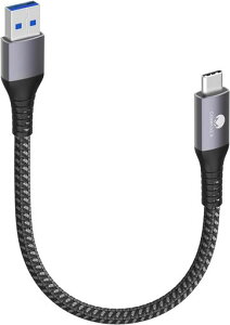�y30CM 1�{�zUSB Type C �P�[�u�� �Z�� CONMDEX 10Gbps �f�[�^�]�� Android Auto/CarPlay�Ή� USB3.1 Gen2 �^�C�vC �����[�dQC/PD3.0�Ή� USB-A to USB-C