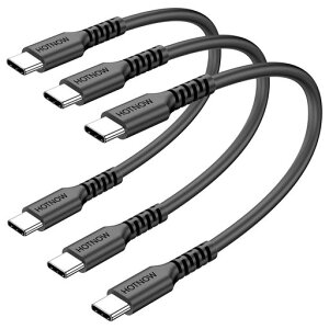 HOTNOW USB C & USB C �P�[�u��15cm 5�{�A�Z�� 0.15m USB Type C 65W �����[�d�R�[�h�K������iPhone 17 16�AGalaxy S25 S24 S9�ANote 20/10 Ultra�AAir
