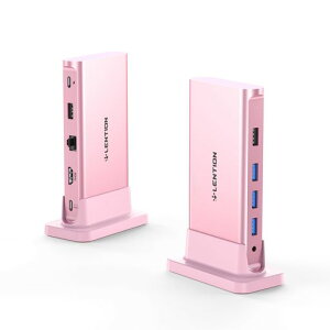 LENTION USB C�h�b�L���O 4K@60Hz HDMI USB 3.0/2.0 �M�K�r�b�g�C�[�T�l�b�g 100W PD & Aux�A�_�v�^�[ 2023-2016 MacBook Pro/Macbook Air/Surface/Steam�f�b�L�p