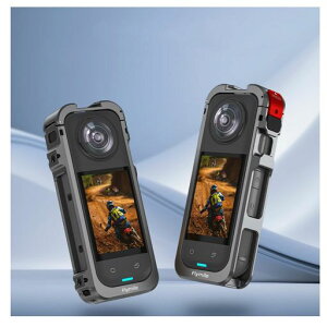 VIPIH�yinsta360 X5�p�z�ی�t���[�� �u���P�b�g �A���~������ �O�r/���B��_/���C�g�Ή� �h���X�|���W�t�� �S�ʕی� �g���u���P�b�g