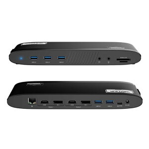 WAVLINK �h�b�L���O�X�e�[�V���� DisplayLink�Ή� �f���A��5K�o�� 14-in-1 100W���d Mac M1/M2/M3/M4�EWindows�Ή� DPx2 HDMIx2 USBx5 �L��LAN SD/TF �I�[�f�B�I MacBook