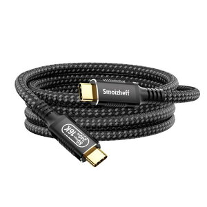 USB-C �P�[�u�� 2m ���� �i�C�����҂� 80Gbps �����f�[�^�]�� 240W PD�}���[�d 16K@60Hz �f���o�� Thunderbolt 5/4/3�݊� �m�[�gPC�E�^�u���b�g�Ή�