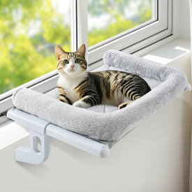 GUUSII HOME 猫ハンモック ねこベッド 掛け式猫ハンモック ねこハンモック 猫ベッド 窓際用 窓掛け式 ベッド 棚掛け ねこ はんもっく ねこソファ 猫窓パーチ 猫窓ハンモック 屋内用 頑丈 調…