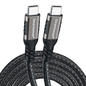 USB C to C �P�[�u�� 3m 20Gbps USB3.2 Gen2x2 100W PD�}���[�d 4K@60Hz �f���o�� E-Marker���� ���ϋv�i�C�����҂� �O�t��SSD ���j�^�[�Ή� Smarmonee PQ066