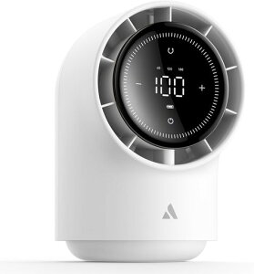 Aecooly ����@ �^�b�`�R���g���[�� 100�i�K���ʒ��� �É� �f�W�^���\�� 8000mAh��e�ʓd�r 3�i�K��U��@�\ ���^�f�X�N�t�@�� �Q�� �x�b�h�T�C�h �I�t�B�X ���s�p-�z���C�g