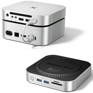 iDsonix Mac Mini M4 �h�b�N(M.2 NVMe/SATA SSD�G���N���[�W������)�AUSB A 10Gbpsx2�AUSB A 5Gbpsx2�ATF/SD�J�[�h�X���b�g�A3.5mm�I�[�f�B�I�W���b�N�AMac Mini M4/M4