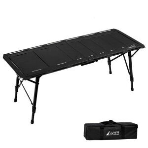 LYIYI IGT�e�[�u�� �A�E�g�h�A �܂肽���� �L�����v �e�[�u���������i�K���� ���A���~���� �ω׏d60kg IGT�K�i�Ή� BBQ/�L�����v �R���p�N�g���[�o�b�O�t��
