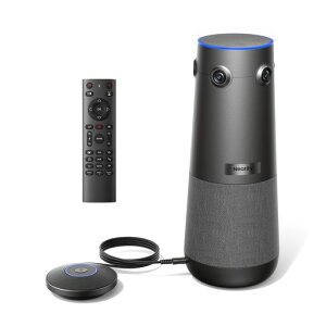 Nearity 360 Alien Web��c�p 360°�J���� �y�g���}�C�N�t���z 4K ��c�p�J���� �}�C�N�X�s�[�J�[ ��̌^ �E�F�u�J���� AI�r�f�I���[�h �ő�16m�W���͈� �m�C�Y�ጸ/�G�R�[���� �����R���t�� USB�h�c