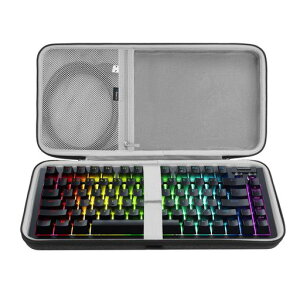 Geekria 75% �L�[�{�[�h�P�[�X�A84 �L�[���J�j�J���Q�[�~���O�L�[�{�[�h�p�n�[�h�V�F���g���x���L�����[�o�b�O�ARazer BlackWidow V4 75%, YUNZII B75 PRO, Keychron Q1 HE/Q1 Ultra,