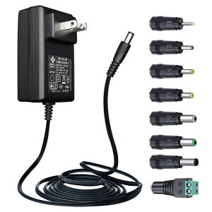 [PSE�擾�i]ANLINK 24V 1A/1000mA 1.8M�����O�d���A�_�v�^�[�AAC 100-240V����DC 24V 1A