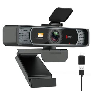 Angetube 4K Web�J���� UHD 800����f 120°�L�p��c�p�J����1080P@60FPS�E�F�u�J���� PC�p