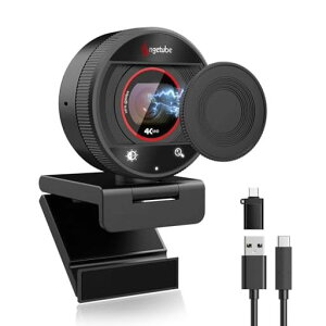 Angetube 4K Web �J����PC�p�A1080P@60FPS �X�g���[�~���O�J����800����f�E�F�u�J�����z�M�E�I�����C���~�[�e�B���O��