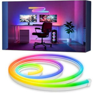 upHere �V���R���l�I�����C�g LED�e�[�v RGB�X�g���b�v ���j�^�[���� �Q�[�~���O���[�� �������C�g USB�ڑ� 150cm �ԐڏƖ�