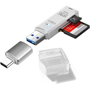 Type C USB 2.0 SD�J�[�h���[�_�[�A2-in-1���o�C���t�H���J�[�h���[�_�[ -
