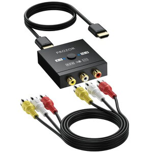 PROZOR RCA to HDMI �ϊ��R���o�[�^�[ 4:3��16:9�ؑ։\ 1080P�Ή�