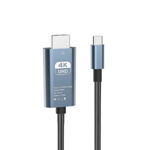 USB TYPE C HDMI �ϊ��P�[�u�� 4K@30HZ USB-C HDMI �ϊ� �P���� �f���o�� THUNDERBOLT 3/4 MACBOOK/MACBOOK AIR/MACBOOK PRO/I-PAD PRO/GALAXY�ȂǑΉ� ��y�p