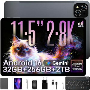 �y�ƊE��̉掿 2.8K �^�u���b�g�zTABWEE T12PRO android16 �^�u���b�g 11�C���` sim�t���[ 2800x1840 G100���� 32GB+256GB+1TB TF�g�� �^�u���b�gPC �^�b�`�y��/�L�[�{�[�h�t��