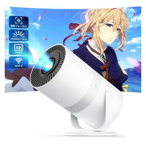 Tecaki 2026�N�����^ �v���W�F�N�^�[ �ƒ�p�y�d���t�H�[�J�X�E������`�␳�EAndroid TV�����z25000LM 270°��] �V�䓊�e 1080P 4K�Ή� �|�[�^�u�� Wi-Fi6 ���� �Z�œ_ �Ղ낶�������[