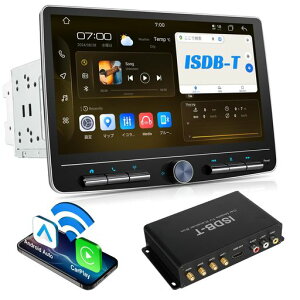 2DIN �f�B�X�v���C�I�[�f�B�I10�C���` Android �J�[�i�r 4GB RAM+64GB ROM��e�� 4x4�n�f�W�t���Z�O�`���[�i�[�Z�b�g ����CarPlay&����Android Auto�ƃ~���[�����O