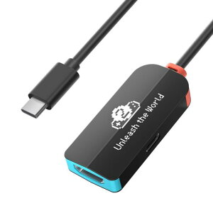 LEMORELE SWITCH 2 �h�b�N �t�� �u22.0.0�v�Ή� ���ϋv�A���~���� 4K@60HZ PD100W �}���[�d USB C HDMI�ϊ��P�[�u�� �y2026 ���ǌ^ �E �ڑ�����zSWITCH1/2���p ���ڃe���r�o�͑Ή� �ߓd��