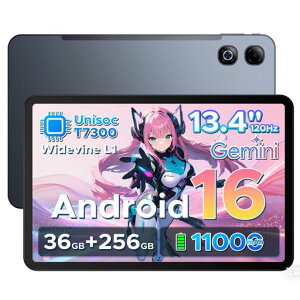 �yAndroid 16 �^�u���b�g�zU13 Pro 13.4�C���` 2.4K���� 120Hz�����t���b�V�����[�g Gemini AI�Ή� 36GB RAM+256GB ROM 2TB�g�� Wi-Fi���f�� 8�R�ACPU 11000mAh��e�ʃo�b�e���[