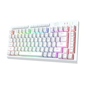 Redragon K524 ���� �Q�[�~���O�L�[�{�[�h 75% �e���L�[���X 2.4G/Bluetooth/USB�L�� �p��z�� �z���C�g