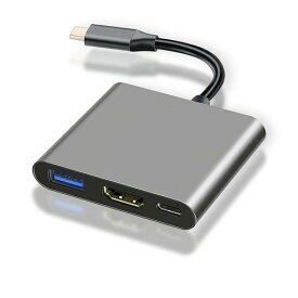USB Type c HDMI アダプタタイプc 【2026高機能版】 hdmi 変換 SK-CinDa4K 解像度 hdmiポートUSB 3.0高速ポートタイプ100W PD急速充電ポート変換 アダプタ UHD MacBook/iPad