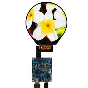 VSDISPLAY 3.4�C���` �ی` LCD�p�l�� VS34003C39 �𑜓x 800x800 ���� �~�j �t�� �L�b�g DIY �f�B�X�v���C