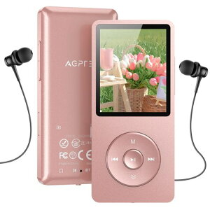 [�T�C�g�{�^���ǉ�] AGPTEK MP3�v���[���[ ���y�v���[���[ HIFI 30g���y�� 16GB���� 128GB�܂Ŋg���\ �{�^������ ���y�v���[���[ 40���ԍĐ� ���X���X�T�E���h FM���W�I �_�C���N�g�^���Ή� �A���c