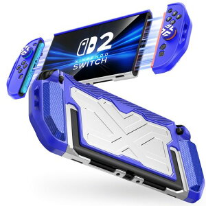 WTAIYUN Nintendo Switch 2 �Ή��ی�J�o�[ �h�b�N�Ή� Joy-Con�p���E���}�b�g ���̎��݌v �X�^���h�g�p�Ή� �Ռ��z��&���h�~ �l�ԍH�w�f�U�C�� �V���R���O���b�v+PC���n�[�h �X�e�B�b�N�J�o�[�t���c