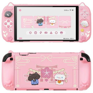 PlayVital Switch 2�p�ی�J�o�[�Z�b�g switch2�h�b�N�Ή� �L��&�����O���b�v�t�� Joy-Con�J�o�[�t�� �V���R��+PC�f�� ���̎� �ϏՌ� ���h�~ �����X�^���h�t��|�a��������q�L�f�U�C���y�s���N�z