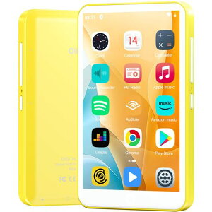 MP3�v���[���[ 16GB���� 64GB�J�[�h�t�� Android9.0 4�C���` 8�R�A 80GB WiFi Bluetooth ���� Mp4 ����Đ� 1080P �y�� �f�W�^���I�[�f�B�I�v���[���[ 2000mAh�o�b�e���[ �����ԍĐ�