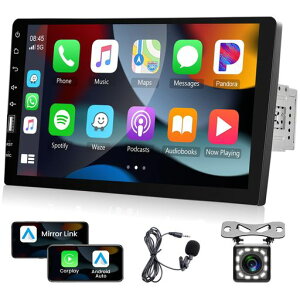 1DIN Carplay�J�[�I�[�f�B�I�AHodozzy 9�C���`�J�[�X�e���I �^�b�`�X�N���[���J�[���W�I Bluetooth �V���O��DIN FM AM�I�[�f�B�I���V�[�o�[