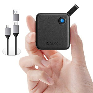 ORICO 256 GB �O�t��SSD�A�ő�460MB/�b�A5Gbps USB C&A�P�[�u���t���|�[�^�u���E�\���b�h�E�X�e�[�g�E�h���C�u�AType-C�X�}�[�g�t�H���A�^�u���b�g�A�m�[�gPC�����M�����̍����X�g���[�W- B5PLUS