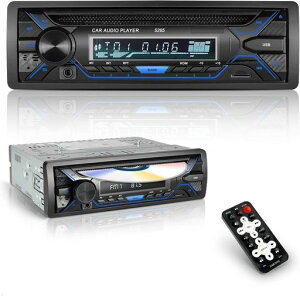 1Din �Ԃ̃I�[�f�B�I ���f�B�A DVD CD �v���[���[ Bluetooth �� AUX USB MicroSD ���W�I FM AM RCA 12V �݊����̂��鉹�y iPhone �A���h���C�h