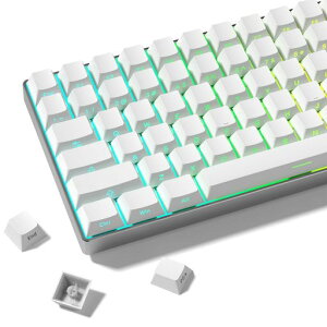 �L�[�L���b�v 123�L�[ Womier �_�u���V���b�g PBT ������ �L�[�L���b�v �T�C�h���� Cherry �v���t�@�C�� US�z�� ���J�j�J���L�[�{�[�h�p�p�\�R���p�L�[�{�[�h (�z���C�g)