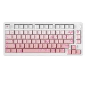 DAREU EK75PRO ���J�j�J���L�[�{�[�h ���� ��/�s���N �e���L�[���X 75% �Q�[�~���O�L�[�{�[�h 2.4G���C�����X/Bluetooth/�L��USB�ڑ��\ �K�X�P�b�g�}�E���g 81�L�[ �p��z�� ���� RGB �z�b�g�X���c