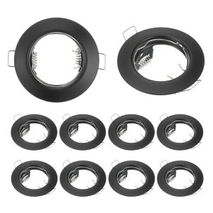 PATIKIL LED �_�E�����C�g �n�E�W���O 10�Z�b�g MR16 GU10 �d�� �Ή� ���ߍ��ݎ� ���C�g �z���_�[ �ی^ �t ���[�� �V �� �X�|�b�g���C�g ��t �t ���[�� �z�[�� ���C�g �p ��