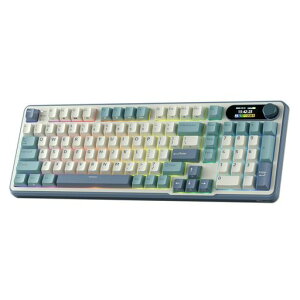 RK ROYAL KLUDGE S98 ���J�j�J���L�[�{�[�h�A�X�}�[�g�f�B�X�v���C����уm�u�t���A�g�b�v�}�E���g 96% ���C�����X���J�j�J���L�[�{�[�h BT/2.4G/USB-C�A�z�b�g�X���b�v�\�A�\�t�g�E�F�A�T�|�[�c