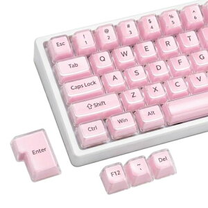 YUREDAN 132 �L�[ Jelly �L�[�L���b�v CBSA �v���t�@�C�� Cherry Gateron MX ���J�j�J�� �Ή� (�s���N)