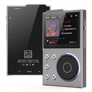 Acogedor Bluetooth 5.0�𓋍ڂ���HiFi MP3�v���[���[ ���X���X�I�[�f�B�IDSD DAC�A16GB+256GB�g���\�B�������|�[�^�u�����y�v���[���[�A�X�N���[���z�C�[���A�J�[�X�e���I�p15H�o�b�e���[