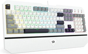 Redragon K558 �Q�[�~���O�L�[�{�[�h �L�� ���J�j�J�� �⎲ �X�s�[�h���j�A �t���T�C�Y �e���L�[�t�� �p��z�� RGB�o�b�N���C�g PBT�L�[�L���b�v N�L�[���[���I�[�o�[ ���X�g���X�g�t�� USB�ڑ�